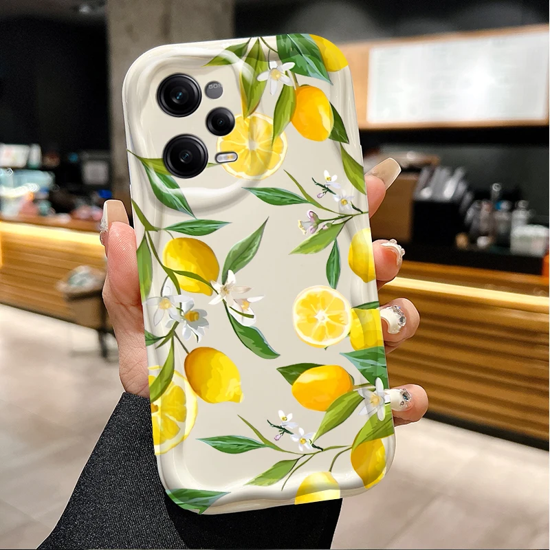 Custodia morbida per telefono Summer Fruit Lemon per Xiaomi Redmi Note 14 13 12 11 10 9 Pro Plus 14S 12S 11S 10S 9S Redmi 14C 14R 13C 12 4G 5G