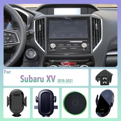 For Subaru XV 2018 2019 2020 2021 Car Phone Holder Wireless Charging Magnetic Phone Holder Car Magsafe Support Accessories
