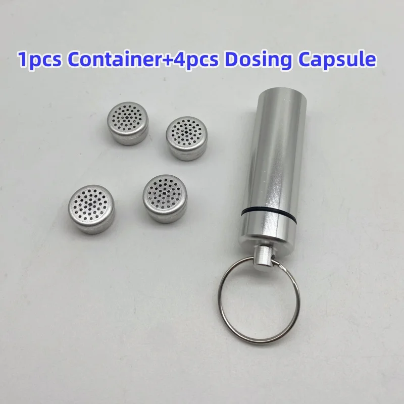 1 قطعة حاوية وعاء الألومنيوم + 4 قطعة كبسولة الجرعات العالمي مايتي بلينتي كرافي بركان الملحقات