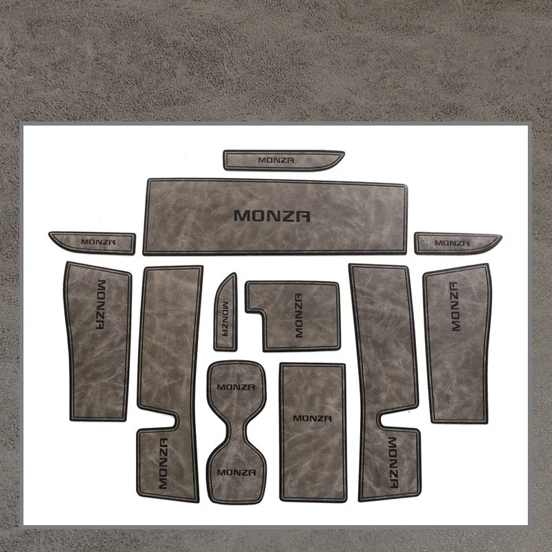 

Car Leather Door Slot Mat Water Cup Anti-slip Mat For Chevrolet Monza 2023 accessories