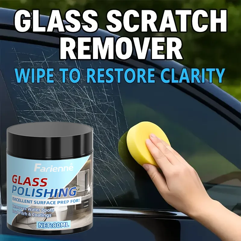 

Средство для полировки стекла Farienne 80 мл – удаление царапин, улучшение прозрачности для автомобильных стекол, стекла для душевых кабин и зеркал