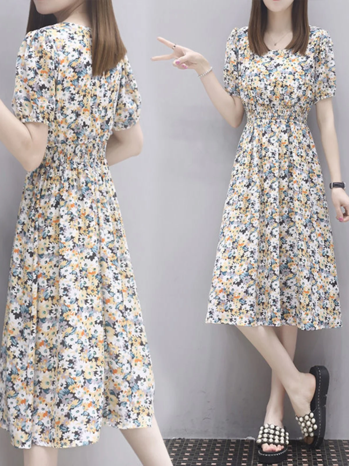 robe-longue-vintage-a-imprime-floral-grande-taille-pour-femme-avec-design-amincissant-a-la-taille-et-broche-de-col-pour-un-look-elegant-et-assorti-aux-chaussures