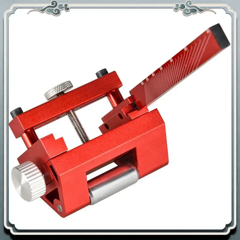 

Durable Red Knife Sharpening Fixed Angle Frame Knife Sharpener Holder Hand For Planer Chisel Carving