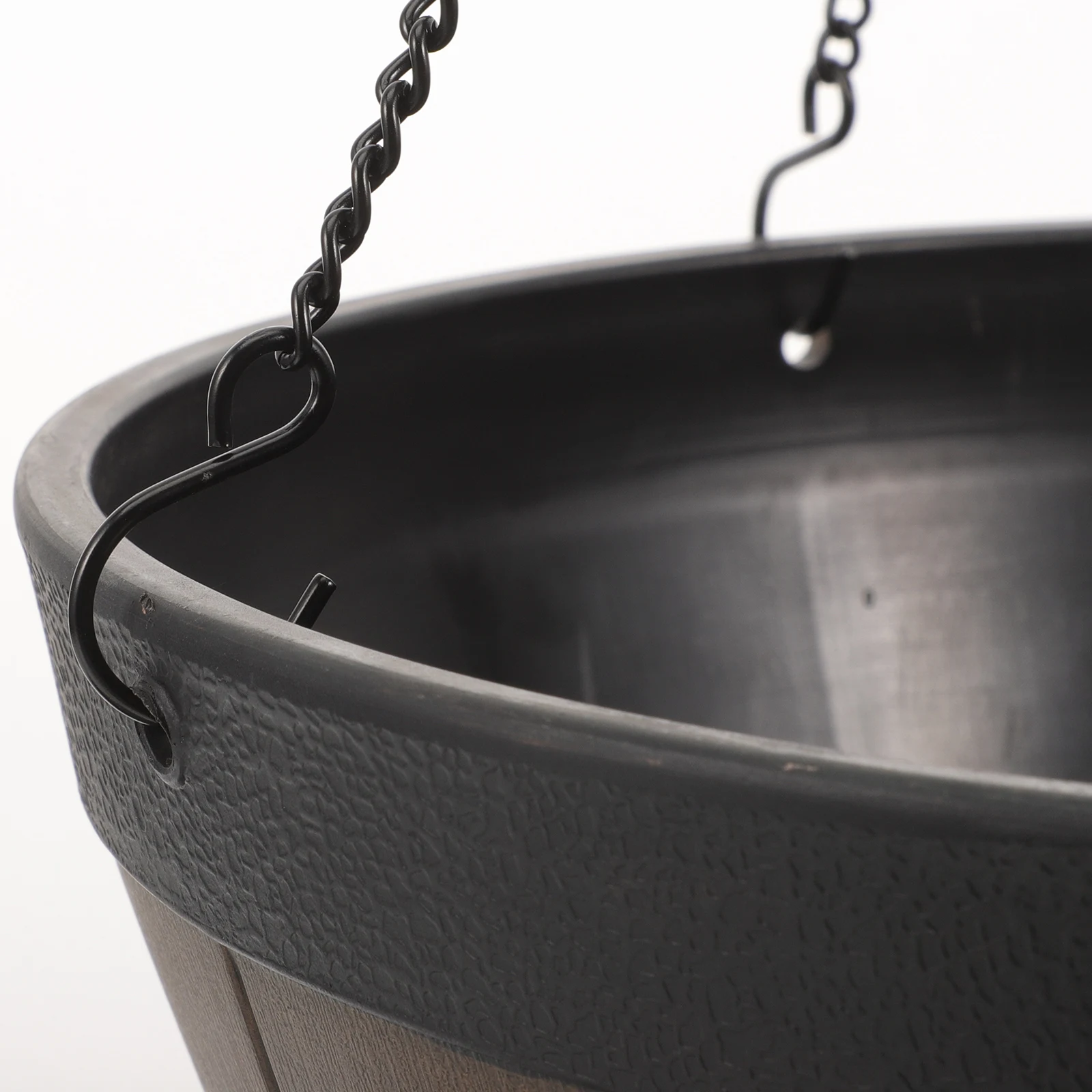 

Hanging Basket Flower Pot 12 Inch Resin Planter Plants Decor Hanging Planters Tall Pots Office