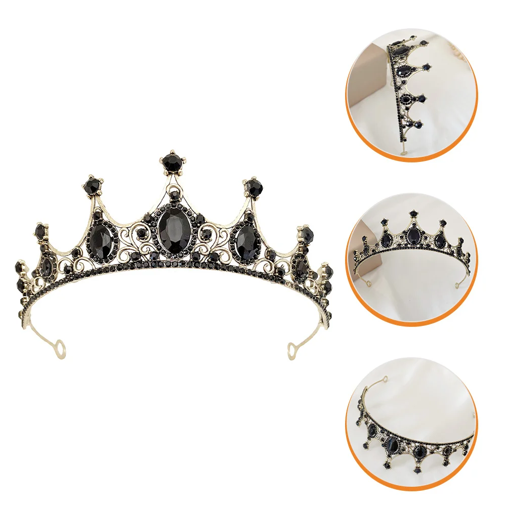

Premium Wedding Tiara Rhinestone Crown Headpiece for Bride Prom Banquet Party Women Accessory