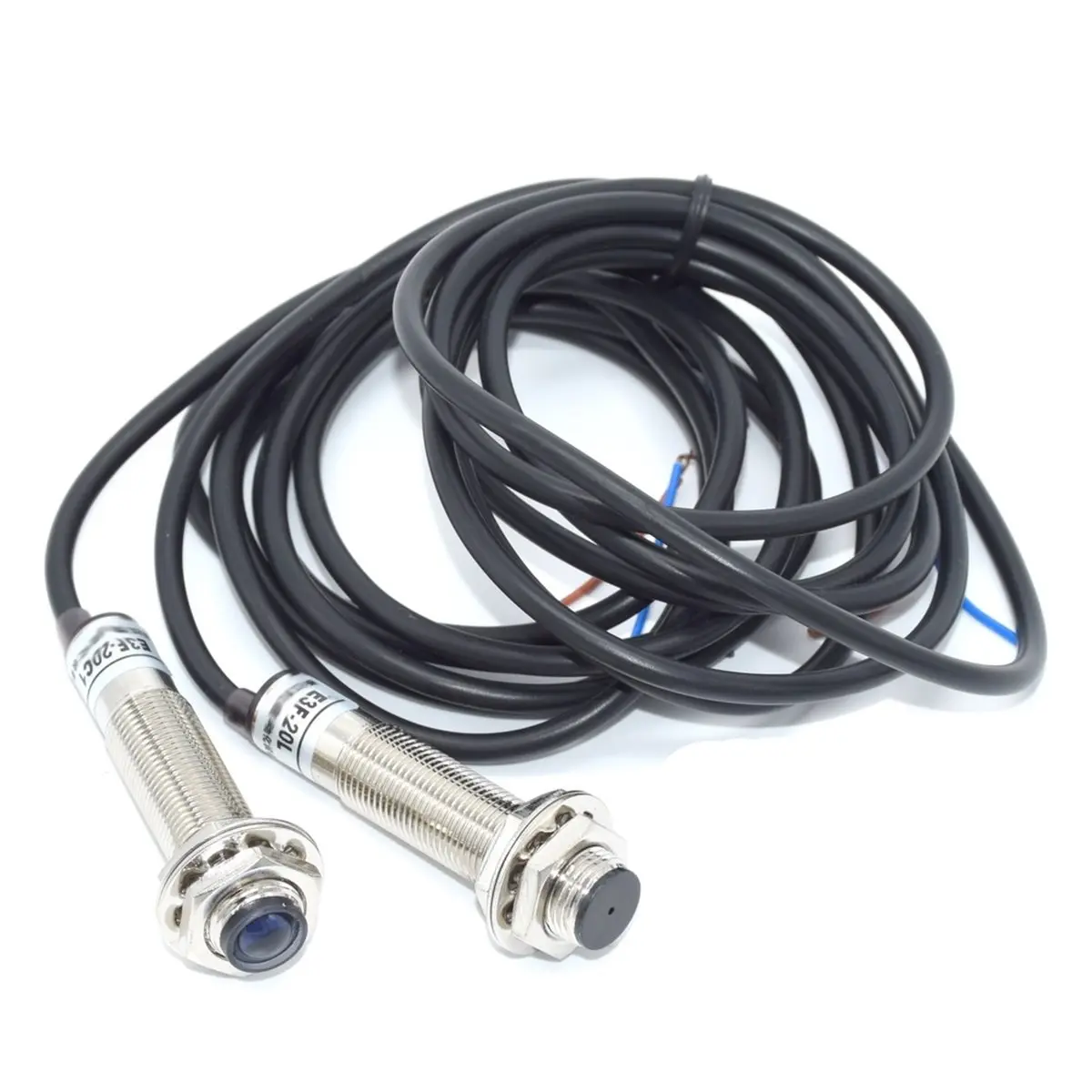 【UPGRADED VERSION】 Waterproof Laser Photoelectric Beam Sensor Switch 20 Meters Distance NPN Output
