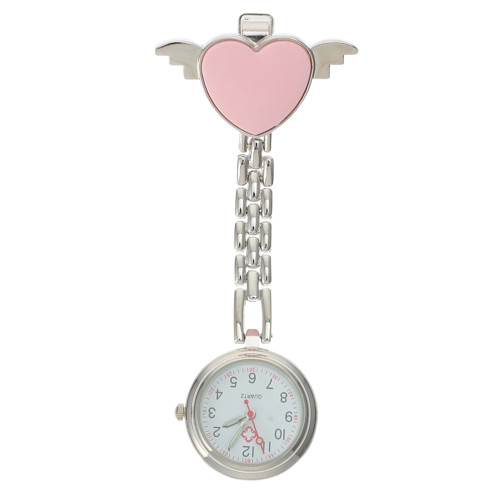 Ladies Watches Digital Pocket Heart Design Care Women Adorable Pink Nurses Luminous Girls Miss