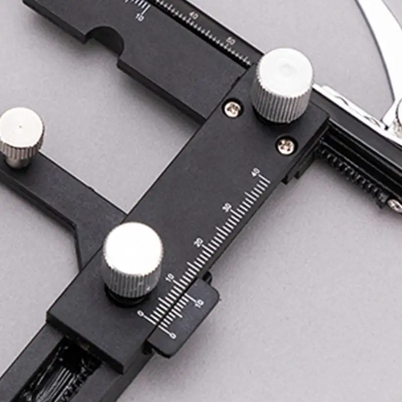 652F Stable & Easy to Use Microscope Measuring Scale Aluminum Stage Micrometer Microscope Single Line Ruler for Education