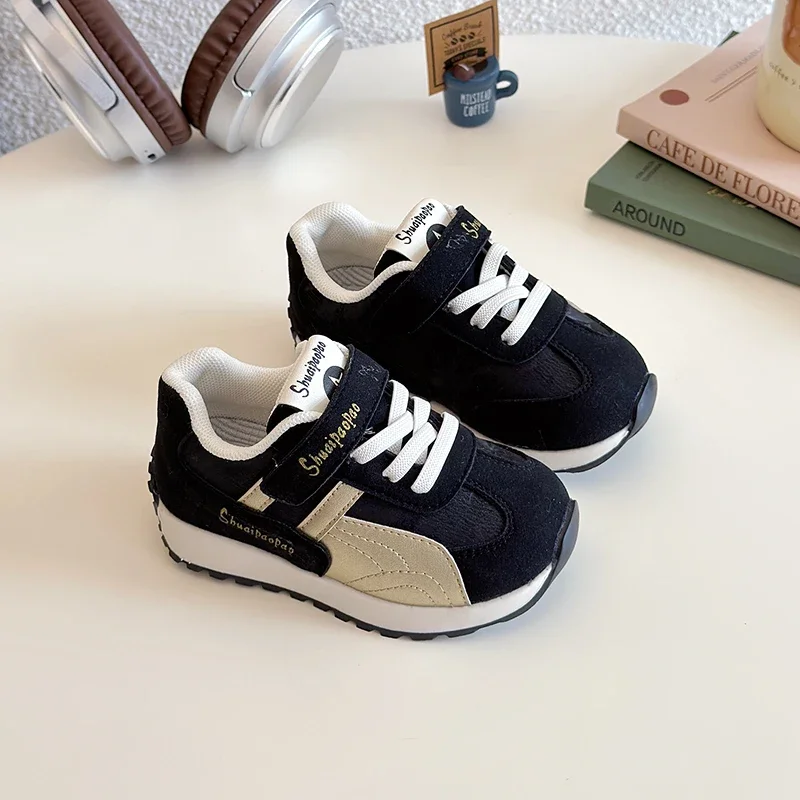 Boys Girls Breathable Outdoor Board Shoes 2025 Toddler Baby Kids Fashion Design Walking Shoes Sneakers Non-slip Casual Sneakers