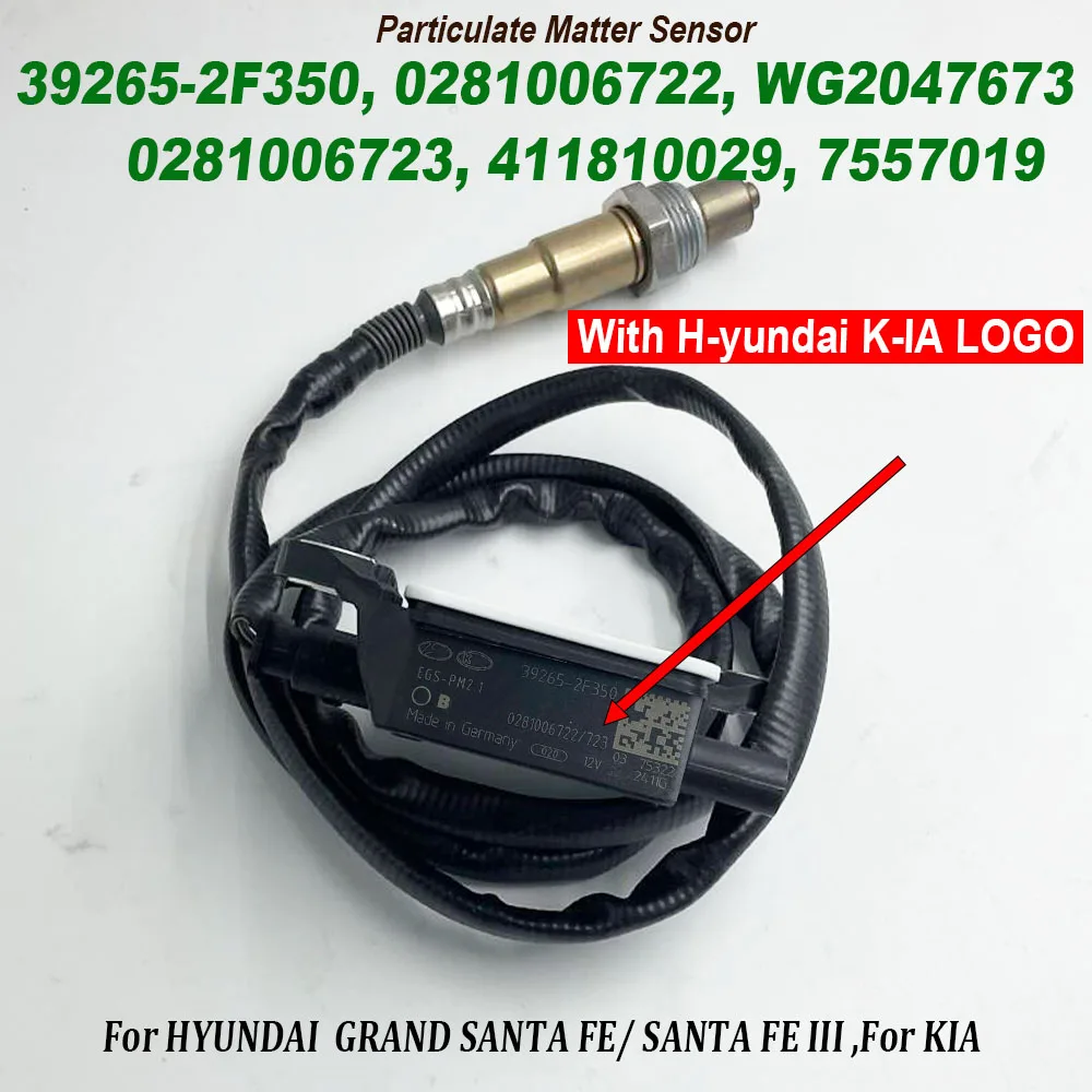 

39265-2F350 392652 F350 Датчик PM Высококачественный датчик частиц 0281006722 0281006723 Для Hyundai 2.0 2.2 CRDi 2012-2018