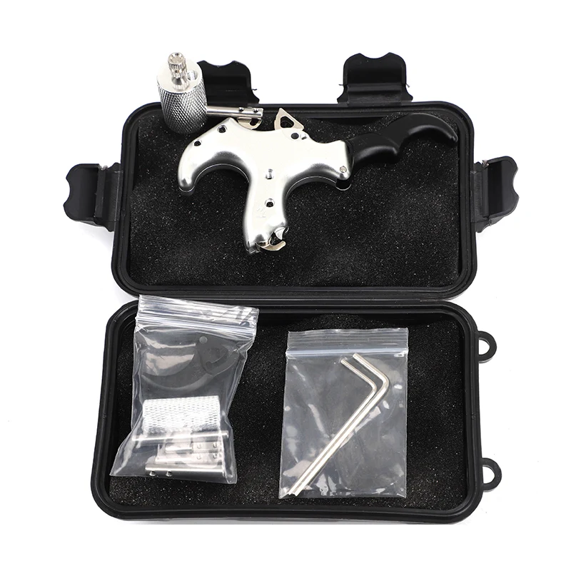 3/4 Finger Compound Bow Release Assist Grip Caliper Thumb Gear Stainless Steel Release Assist Caliper Release Shooting Tool