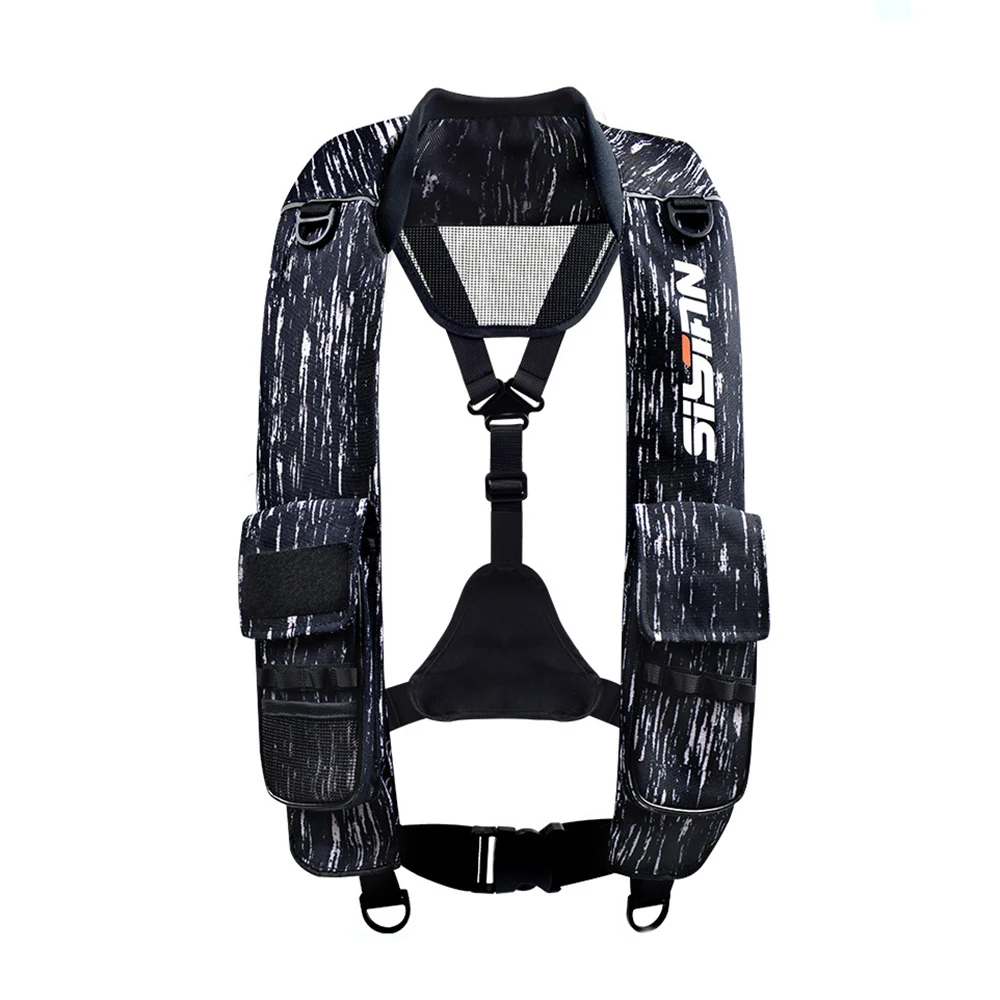 

Manual/Automatic Inflatable Lifejacket Adult Lightweight Marine Fishing Portable High Buoyancy Vehicle Vest Lifejacket