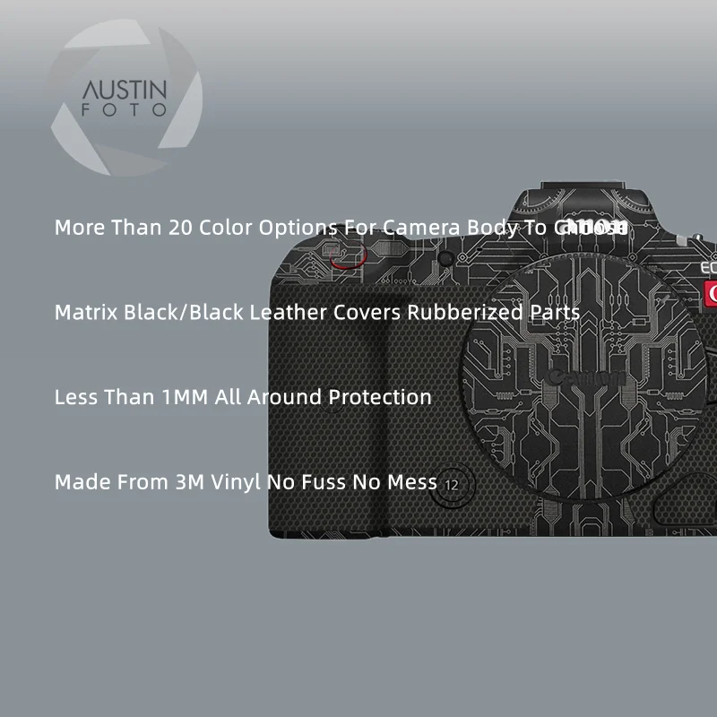

EOS R5C Decal Skin For Canon EOS R5C Camera Skin Decal Protector Anti-scratch Coat Wrap Cover Sticker