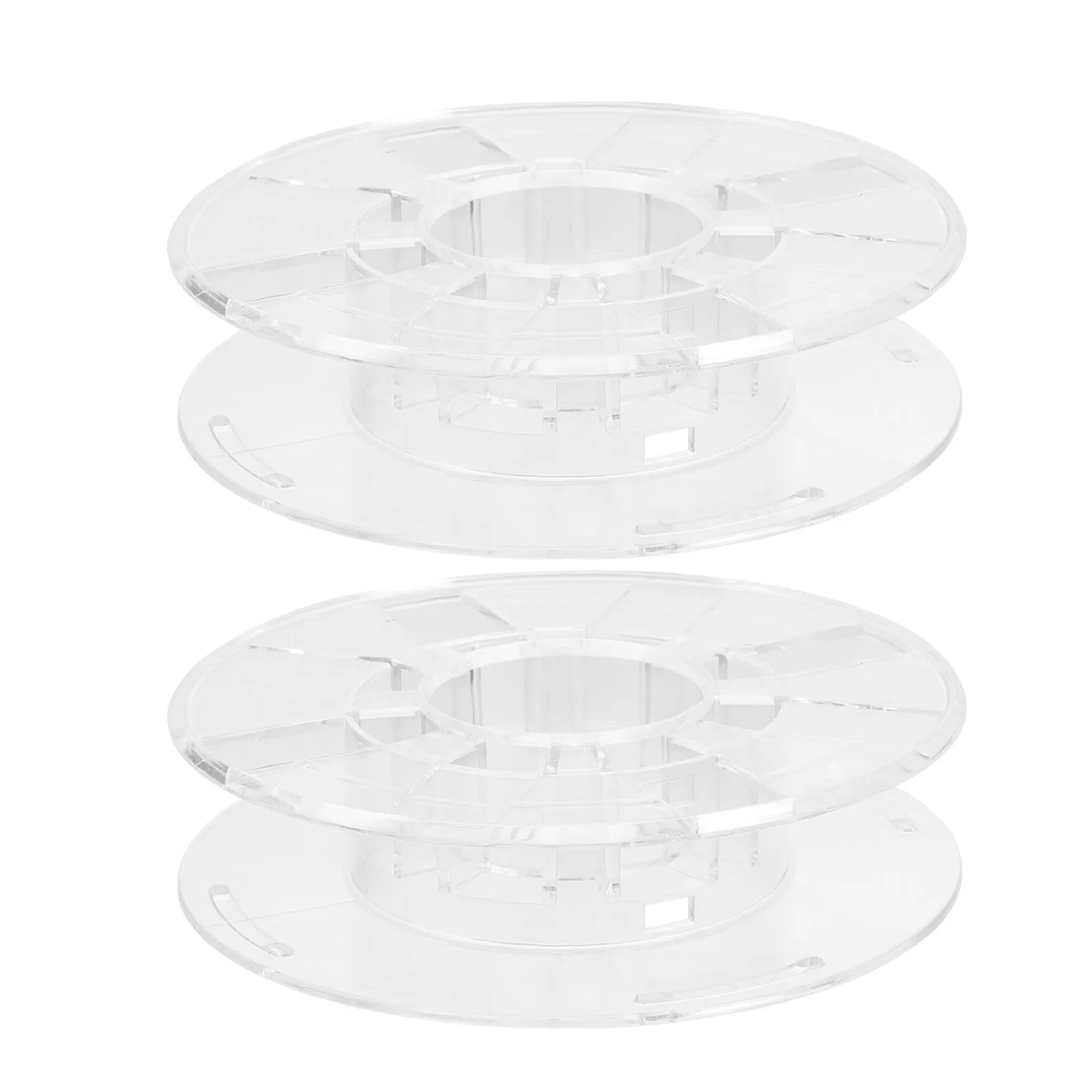 

2 шт. многоразовые прозрачные пластиковые держатели для 3D-филамента, легкие, без спутывания, для намотки нити 3D-принтера