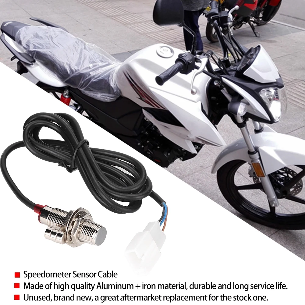 Digital Odometer Sensor Cable Sensor Cable With 3 Magnet for Motorcycle Digital Odometer Speedometer Speedometer Sensor Cable
