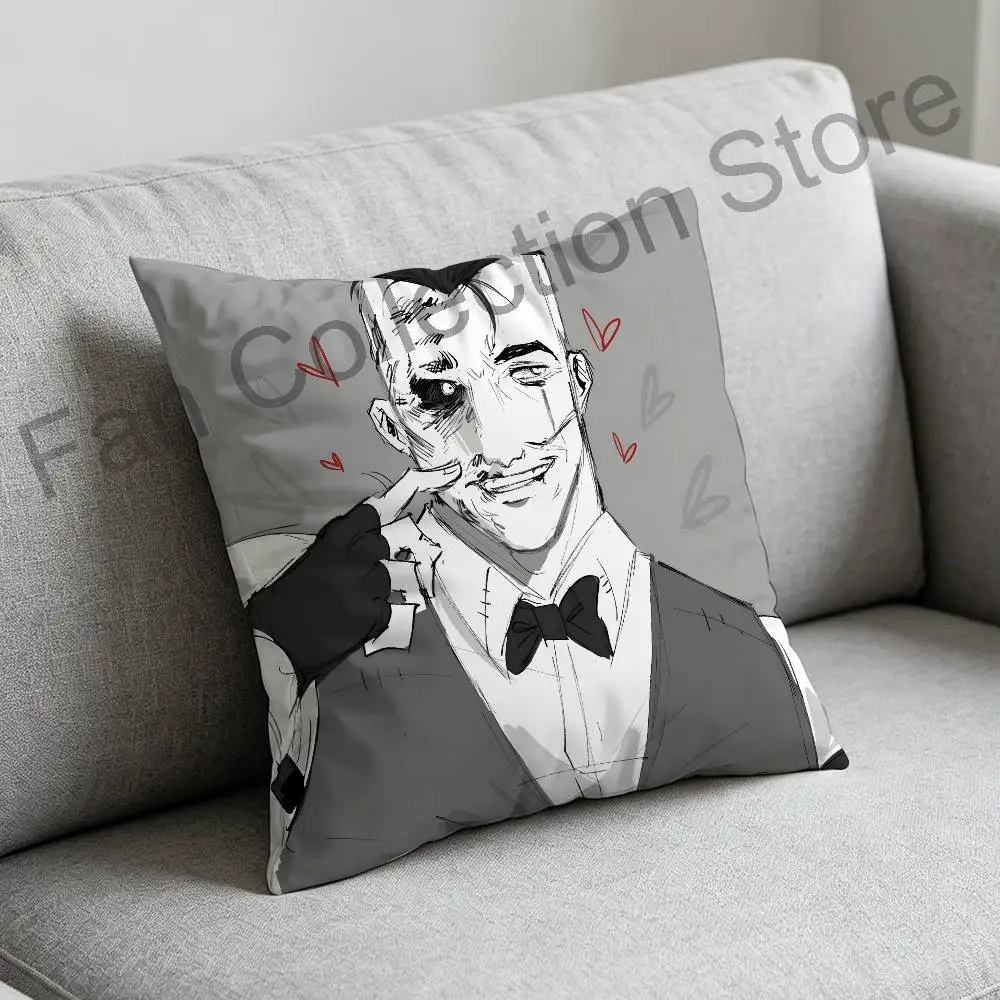 E-Eddie Gluskin Customizable Anime Celebrity Merchandise All-Match Printed Pillow Case Sofa Car Office Room Decoration Protector
