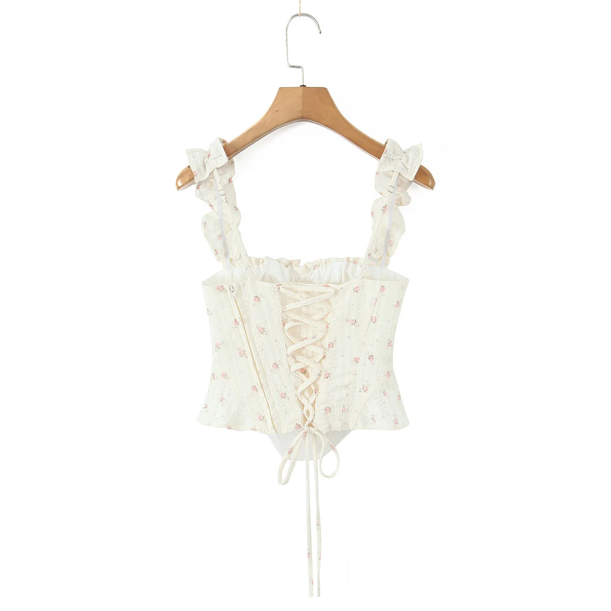 Pure Desire-Conjunto de media falda con cuello ter Floral, falda corta ajustada adeazante, prendas de vestir exteriores,...