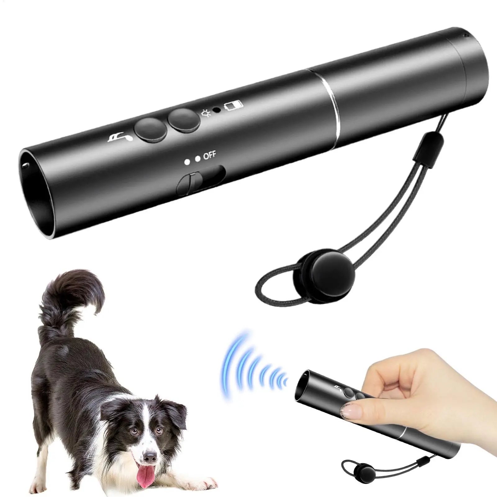 

Rechargeable Electronic Whistle with Flashlight USB Charging 500mAh 2 Loud Tones for Sports Football Lifeguard Camping Outdoor