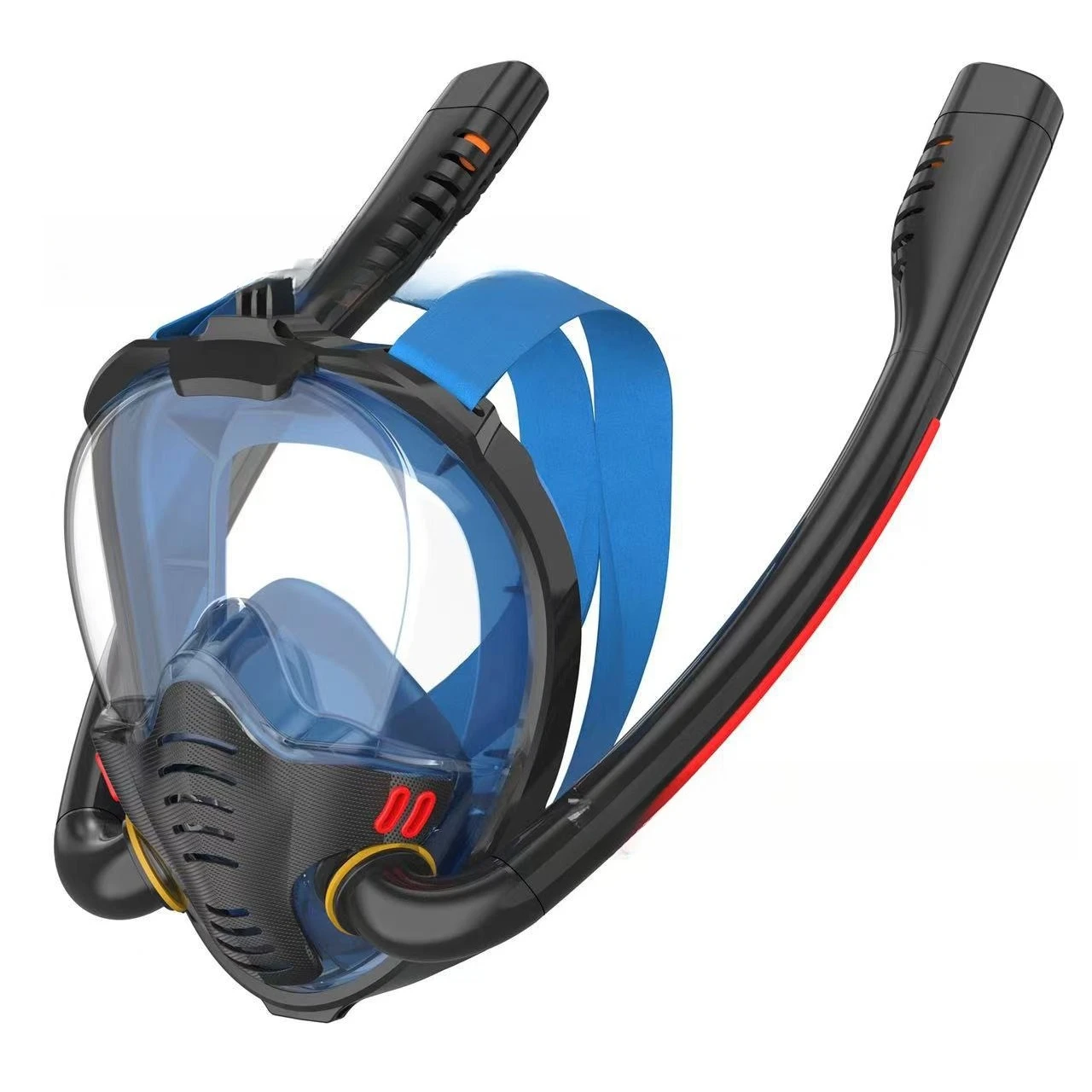 Professional Adults 180° Full Face Snorkel Mask Wide-Eye Panoramic Vision Advanced Anti-Fog Leak-Proof Underwater Adventures
