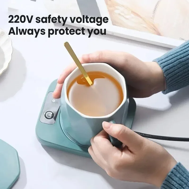 Home Office Electric Mug Mat Constant Temperature Intelligent Warm Coaster Rapid Heating Mug Heater Warmer Office Low Power Gift