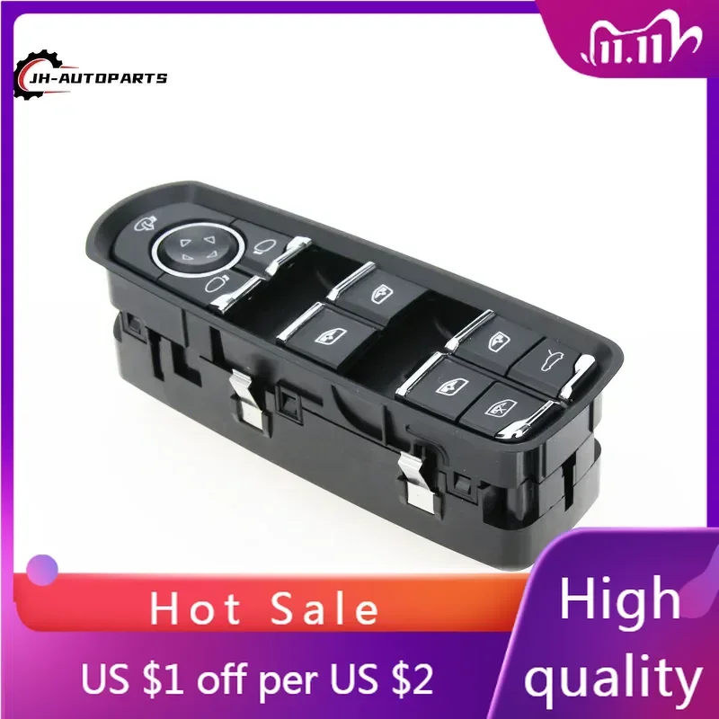 Car Window Button Power Master Window Control Switch For Porsche Macan (95B) 3.0 GTS 2015-2018 OE# 7PP959858, 7PP959858MDML