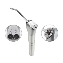 Dental 3 Way Syringe Air Water Spray 2 Nozzles Tips Triple 3 Way Syringe Handpiece Dentistry Tools Kit