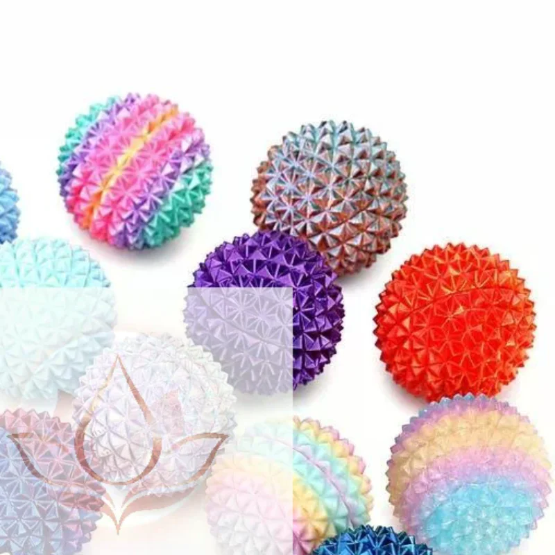 3D Printed Multi Thorn Massage Sphere 1Pcs Tactile Sensory Tool for Stress Relief Muscle Relaxation Office Use