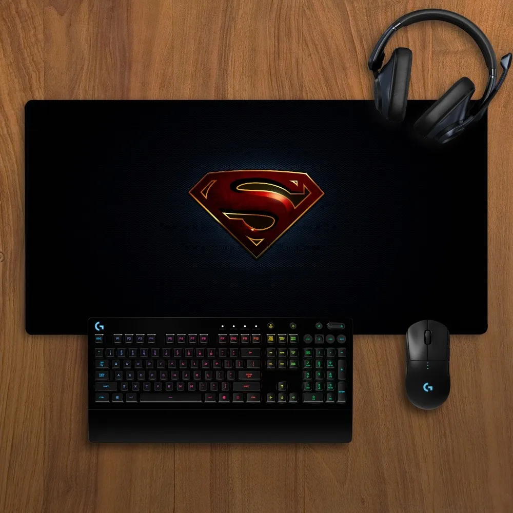 Beast Kingdom Supermans Mousepad Non-slip Lockedge Office Student Gaming Thickened Large Writing Pad Cushion