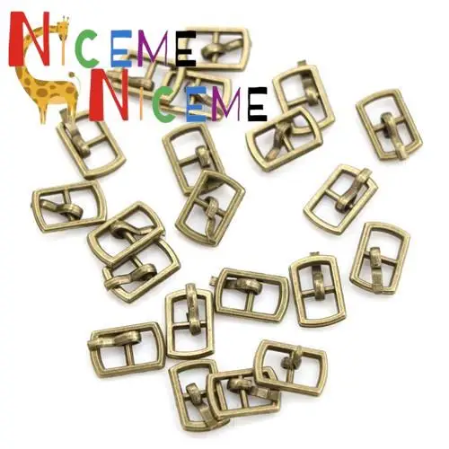 10pcs mini doll buttons ultra-small Tri-glide buckle doll belt buckle doll shoes buckle for blyth doll clothing buckles