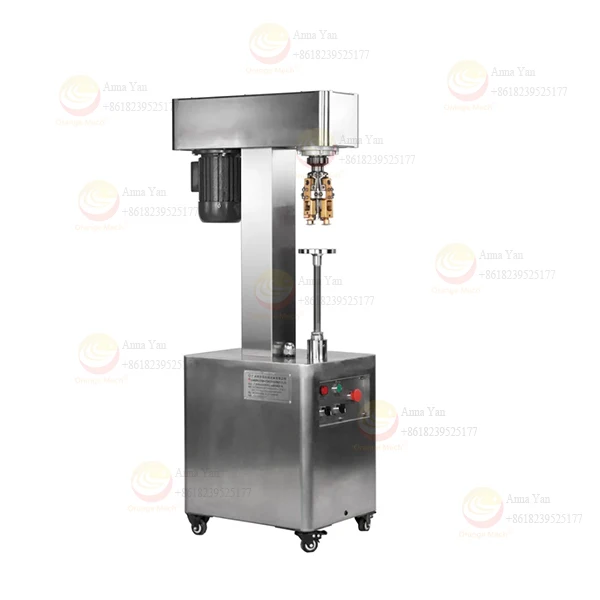 

Stainless steel Small scale Bottles Metal Plastic Flat Screw Capping Machine