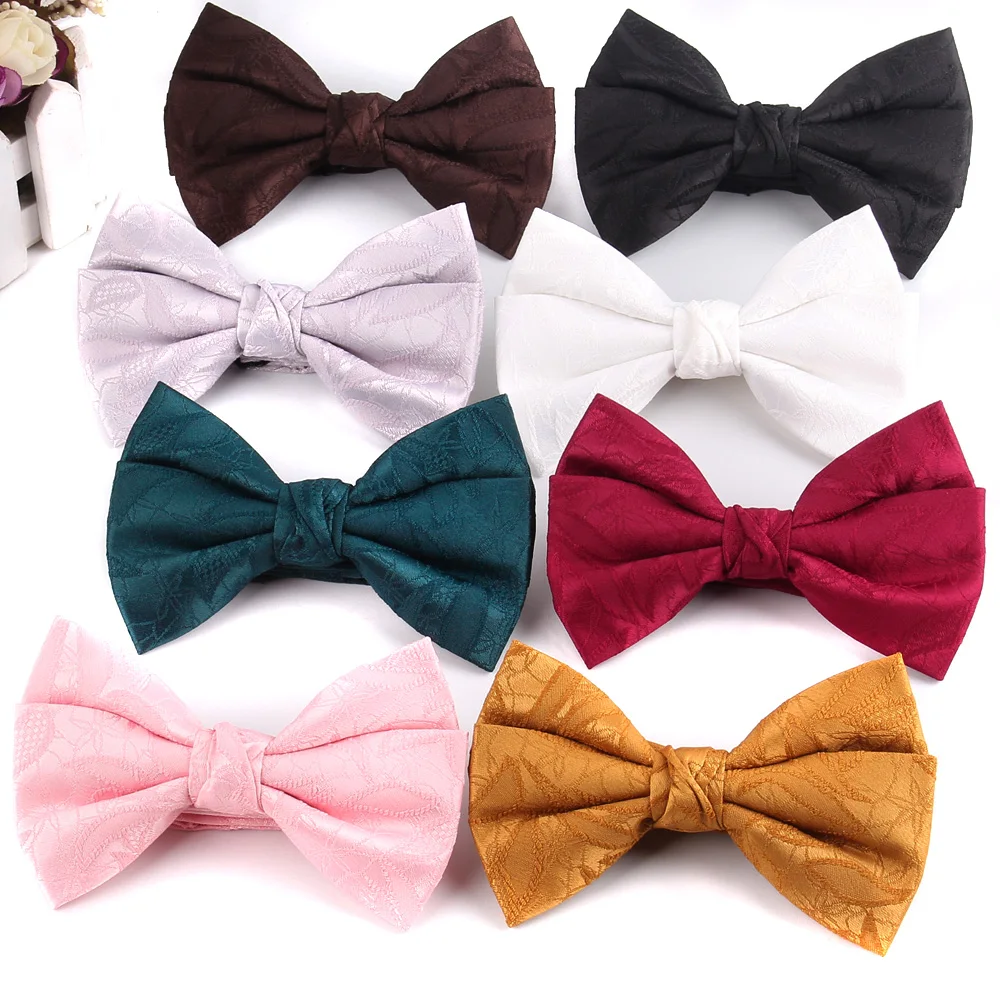 

Wedding Style Bow tie Shirts Floral Bow tie For Men Women Bow knot Red Bow Ties Cravats Party Bow ties For Groomsmen Gifts