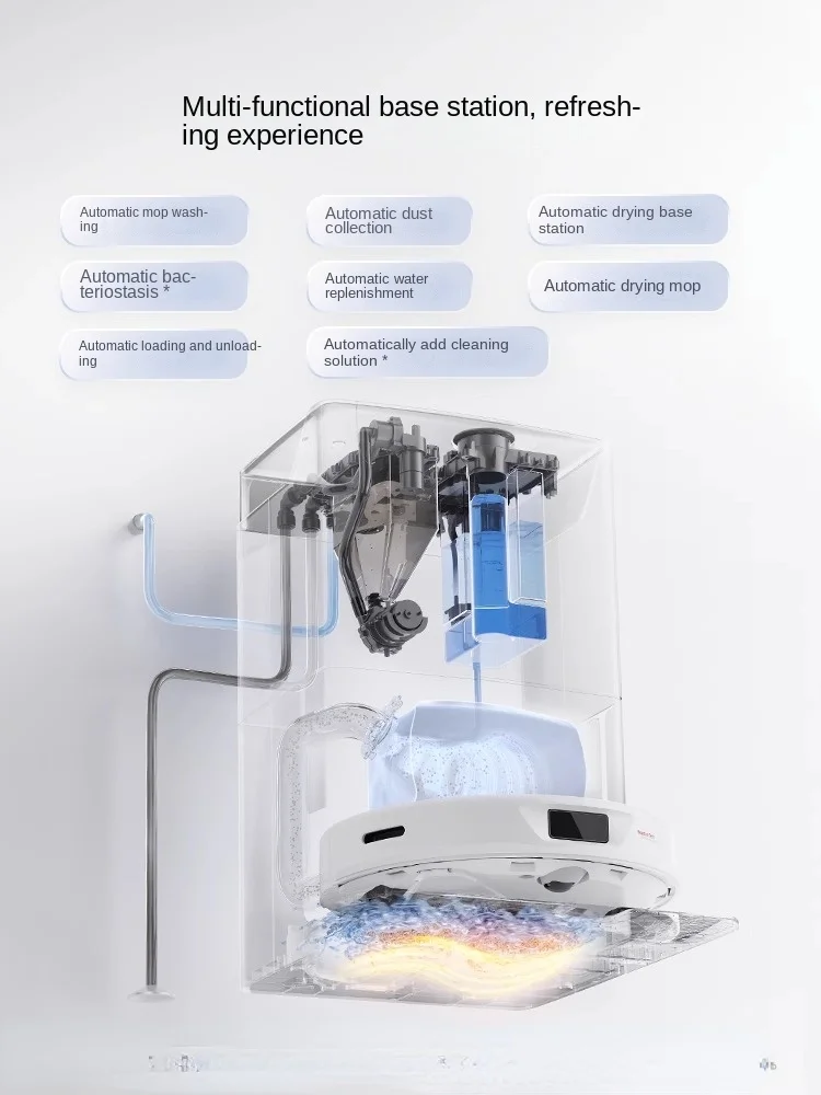 Self-cleaning sweeping robot P10 fully automatic household sweeping, dragging and sucking all-in-one machine