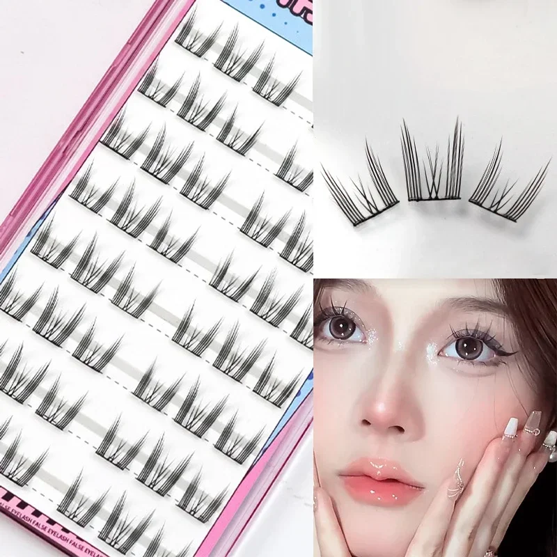 

Eyeslashes Extension Cat Fake EyeLash Professional Makeup Individual Cluster EyeLashes Grafting False Eyelashes Korean