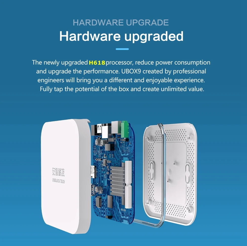 Unblock Tech-Unblock Tech UBOX11 Japão UBOX 11 Coréia Nova caixa preta oficial, usuários chineses globais, 2024, nova chegada