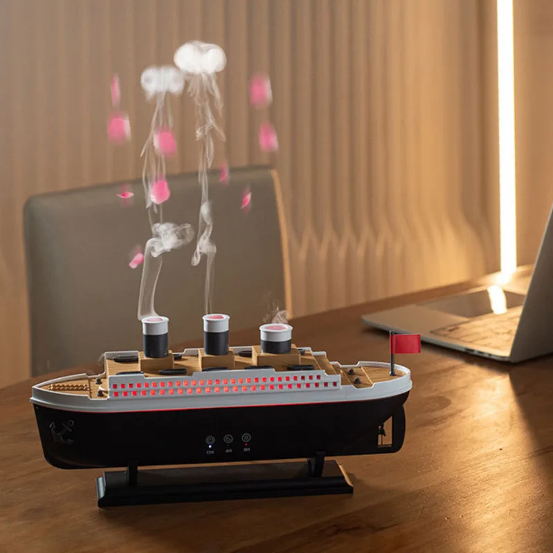 

Tani RMS Ship Aromatherapy Machine Desktop Ultrasonic Heavy Fog Intelligent Jellyfish Spray Cruise Humidifying Fragrance Machine