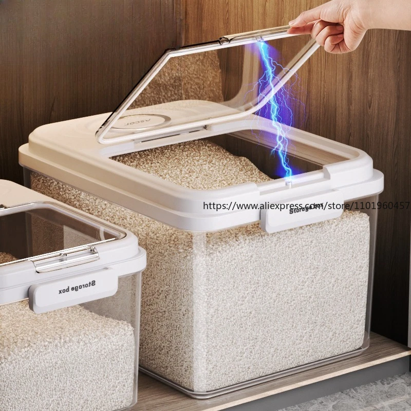 Huishoudelijke Rijstopslagcont - Food Storage Jars Airtight recensie en prijs