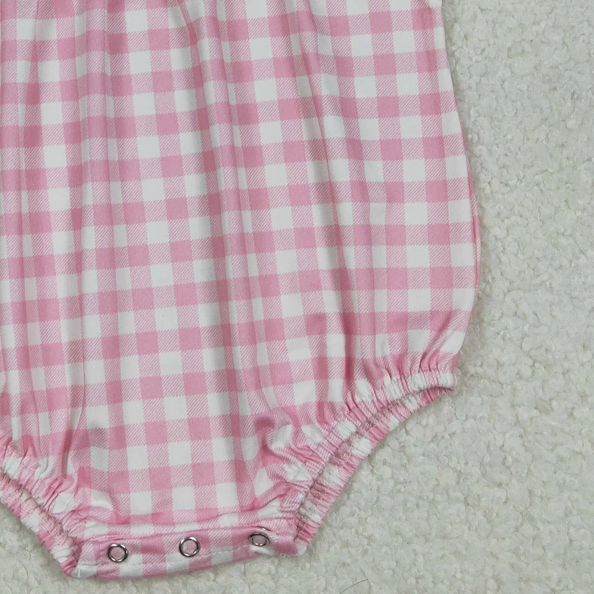 الوليد طفلة رومبير التطريز المراسي جراد البحر الاطفال Smocked بذلة طفل ماردي غرا ملابس الأطفال بالجملة #5