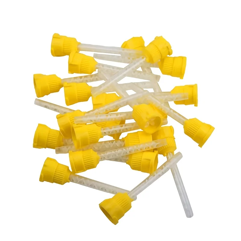 Dental Dispensing Nozzles - Disposable Mixing Tips with Precise Flow Control for Dental Impressions, Labs, Clinics