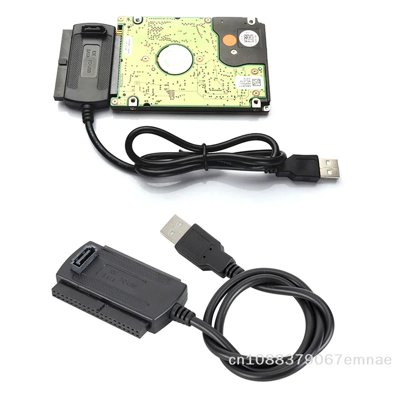 【xxx】USB 2.0 To IDE Adapter Converter Cable For 2.5 3.5 Inch Hard Drive HD[ZYS]