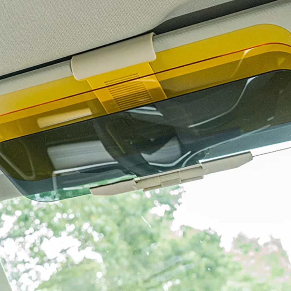 1PC Car visor Anti-glare goggles Driving mirror Folding transparent inside rearview mirror