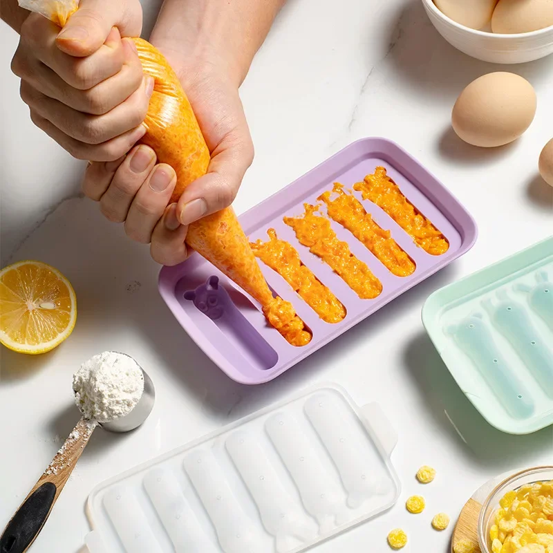 Silicone Sausage Maker Mold DIY Silicone Handmade Hamburger Hot Dog Mold Reusable Kitchen Accessories Gadget for Cake Baking Pie