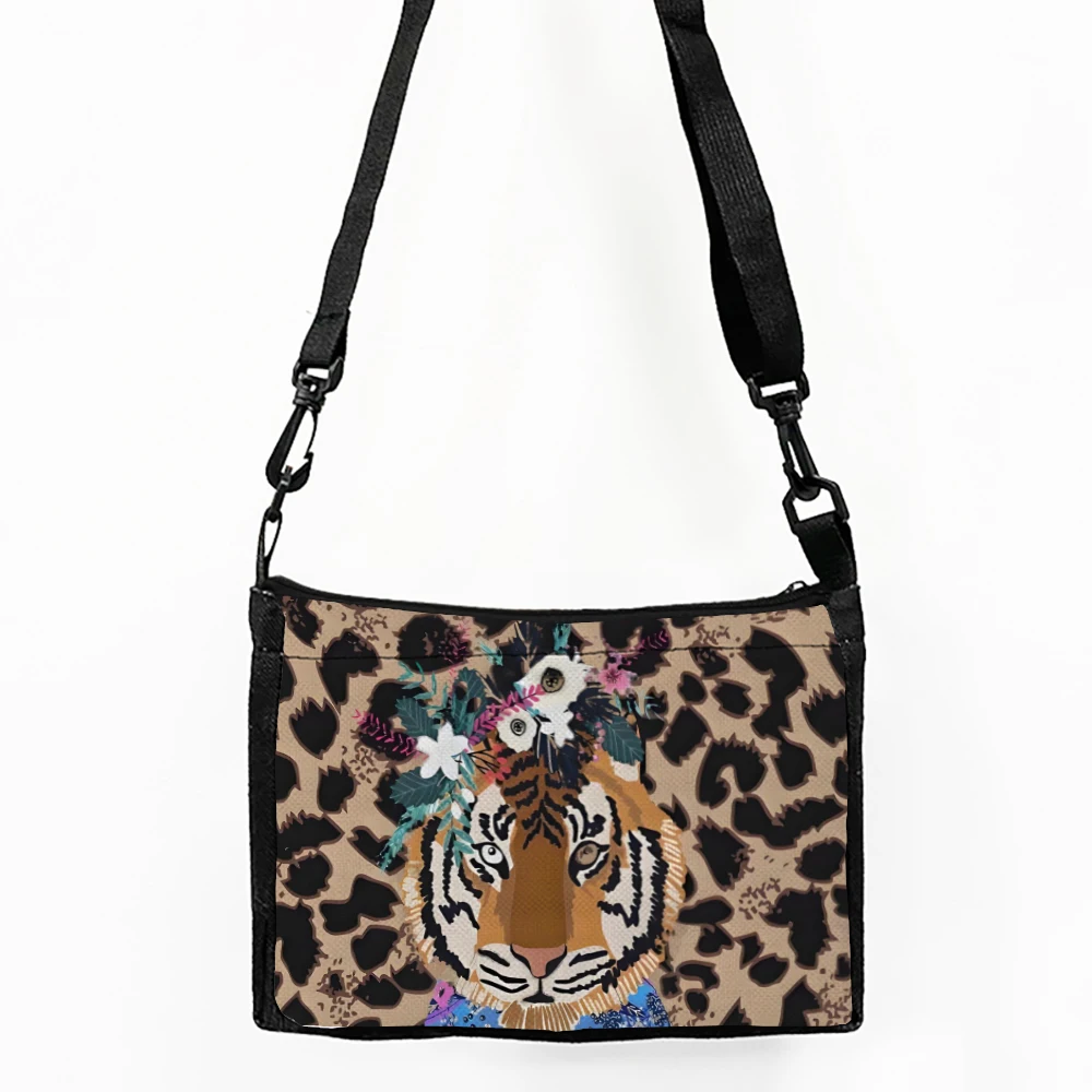 1pc Fashionable Tiger Leopard Print Crossbody Bag for Women Travel Handbag Fashion Shoulder Messenger Bag Ladies Bag