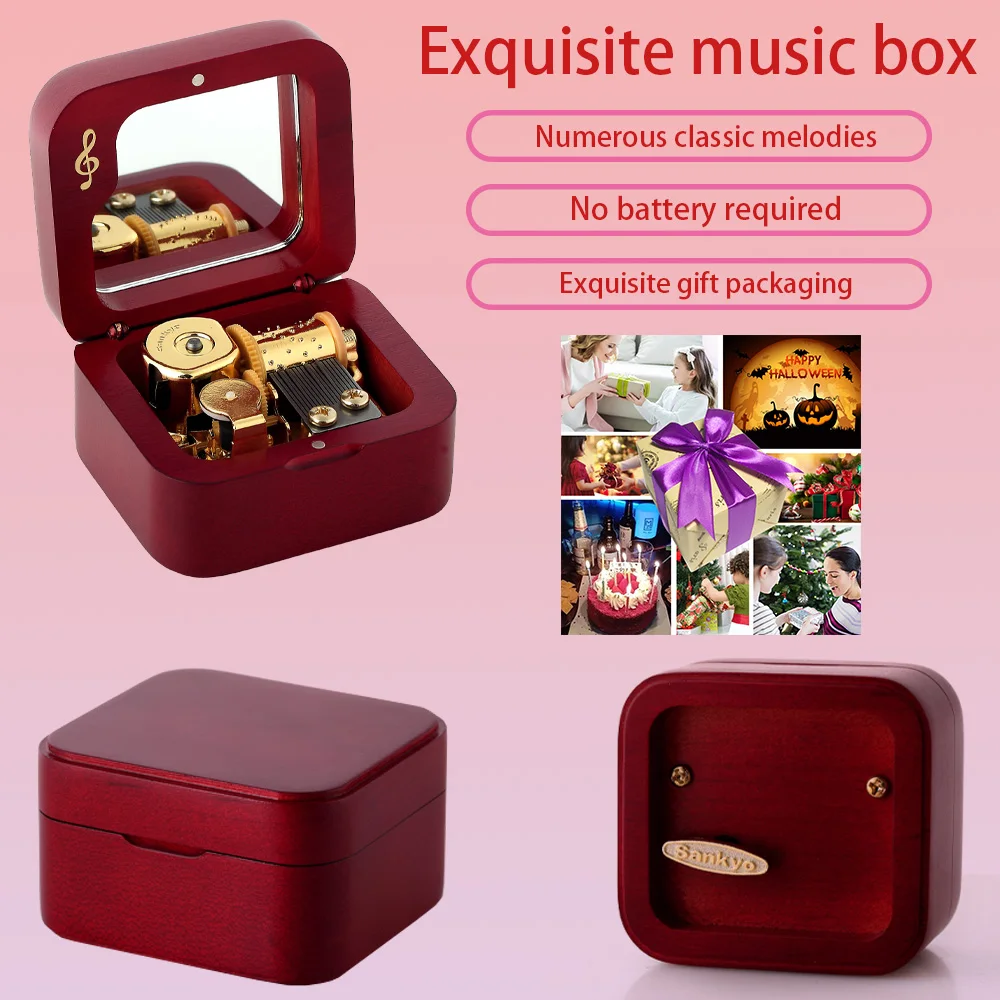 SOFTALK Fur Elise Exquisite packaging Music Box Birthday, Christmas, Valentine's Day Gift Sending girlfriends, family