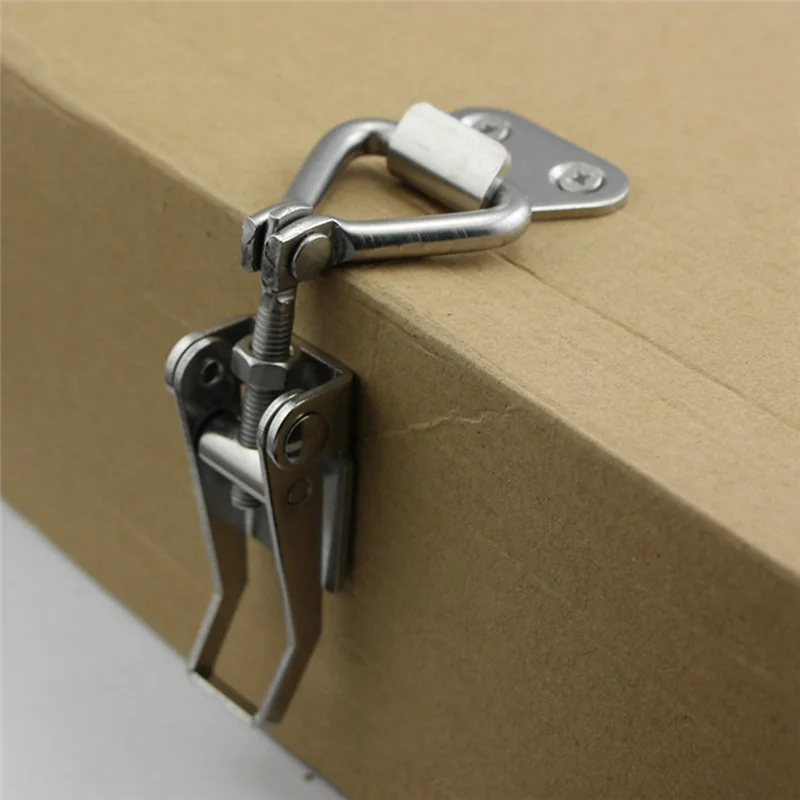 4 Pieces 90 Degree Right Angle Adjustable Buckle Vertical Quick Clamp Box Buckle Latch Clamp Right Angle Buckle Latch