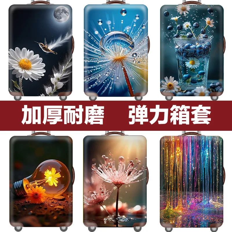 

Forest underwater animal Thicken Luggage Cover Elasticity Trolley dust cover Suitcase Protection Cover Suitcase Case