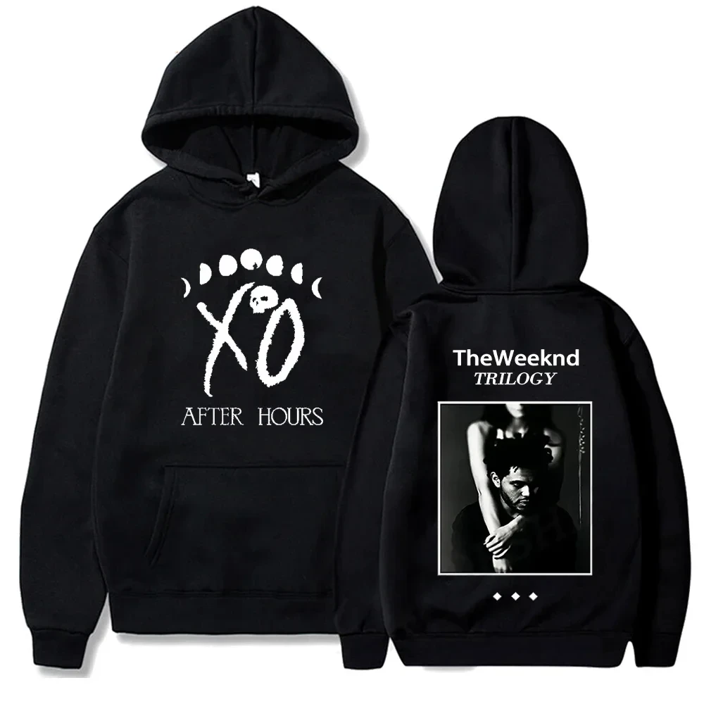 

New Weekend Hoodies Fleece Sweatshirts Rapper Printed Cotton Trendy Brand Men's And Women's Sweater Casual Loose Couple Hoodie