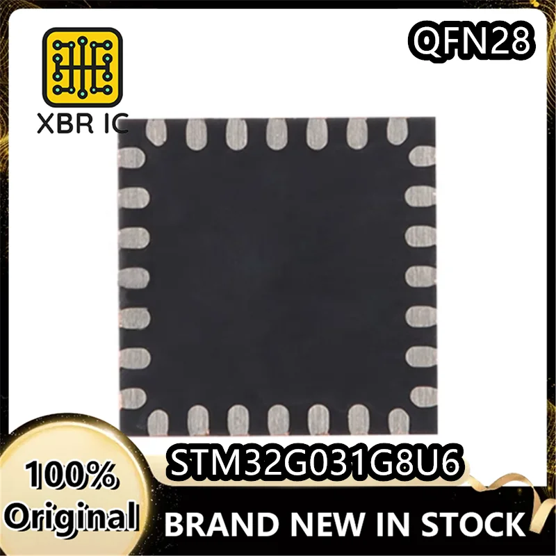 (3/10 pieces) STM32G031G8U6 QFN28 32-bit microcontroller ARM Cortex-M0+ 64MHz/64KB New original authentic spot fast delivery