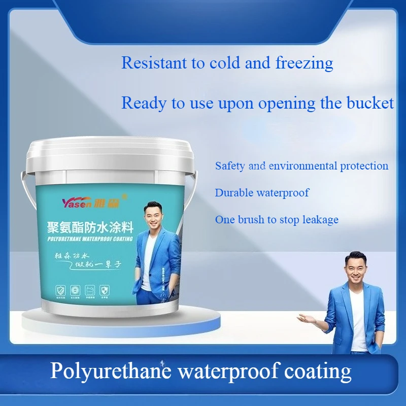Black/White/Blue/Grey Polyurethane Waterproof Coating Asphalt Waterproof Leak-stopping Coating for Exterior Roof Joint Filling