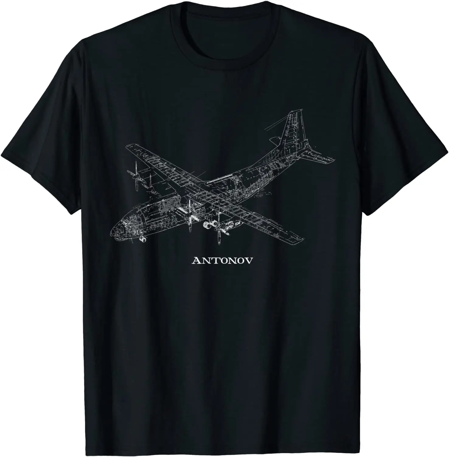 Antonov AN-225 Aeroplane Airport Aviator Flight Stuffs Men T-Shirt Short Casual 100% Cotton Shirts