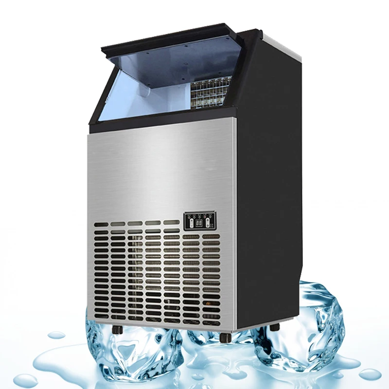 

Ice Machine Commercial Ice Cube Machine Milk Tea Shop Bar Automatic Ice Cube Maker Household Appliances